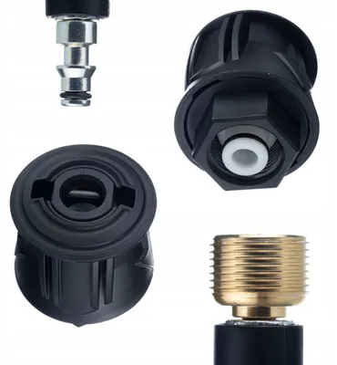 Produktbild von Rosfix M22 Adapter – Adapter für Lavor-Schläuche | M22x1,5 Gewinde, 14 mm Stift | 160 bar, 60°C | Kompatibel mit Lavor Hochdruckreinigern