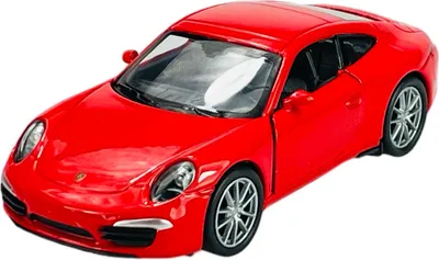 Produktbild von Welly Porsche 911 (991) Carrera S Rot 1:34-1:39 Die Cast Metall Modell Neu im Kasten 43661