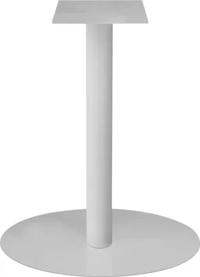 Immagine prodotto di Milani Home - base per tavolo da pranzo a colonna in acciaio bianco, 50 x 75 cm