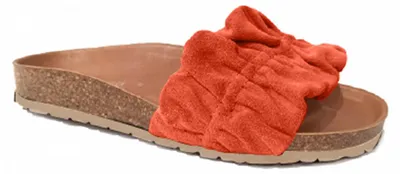 Produktbild von Verbenas flache Pantolette rot in Gr. 40