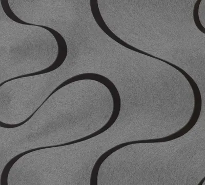 Produktbild von Luigi Colani Visions Vliestapete Marburg Tapete 53340 Struktur schwarz silber