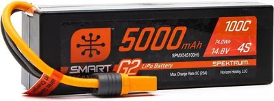 Immagine prodotto di Spektrum Smart G2 LiPo 14,8 V 5000 mAh 100C HC IC5