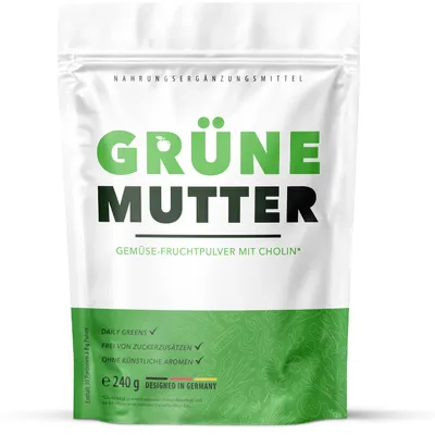 Produktbild von Grüne Mutter Pulver | Reich an Vitaminen | Einfache Anwendung | Inhalt 240g