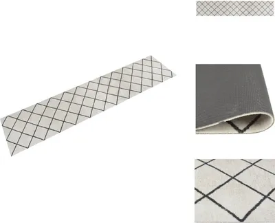 Obrázek produktu pro vidaXL Kuchyňský koberec omyvatelný čtvercový 60x300 cm sametový - Rohožky