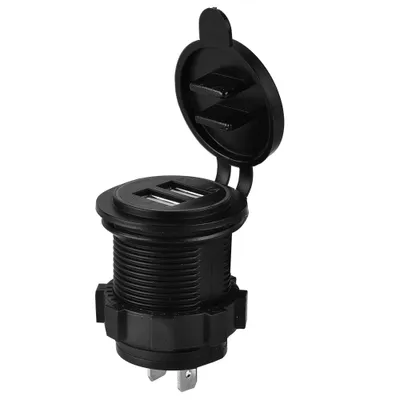 Produktbild von Ładowarka samochodowa USB, adapter ładowarki samochodowej, podwójna ładowarka samochodowa USB, wodoodporna ładowarka samochodowa, szybka ładowarka samochodowa USB, ładowarka samochodowa USB