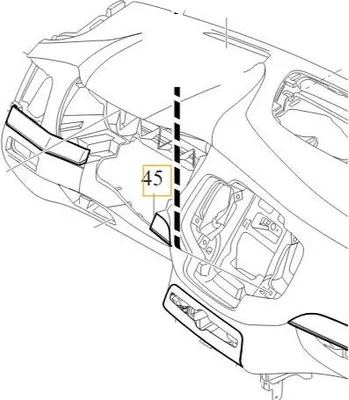 Image de VOLVO XC90 II garniture de tableau de bord 31417197 OE