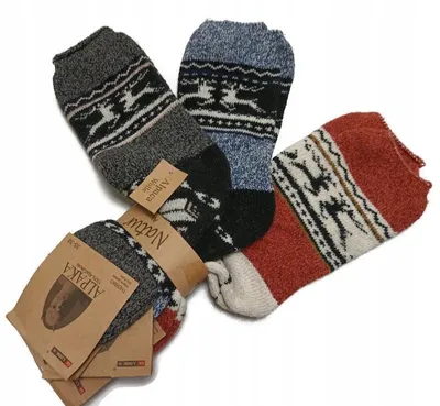 Produktbild von Atut Alpaka Thermo Socken 3-Paar Ohne Druck