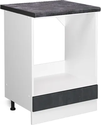 Produktbild von Herdumbauschrank Vicco R-Line Schwarz Beton 60 cm AP Anthrazit, Model 47636