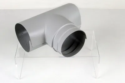Produktbild von Ekafol PVC 90° Kombinationsabzweig : 120 mm / 67 mm Größe: 120 mm / 67 mm