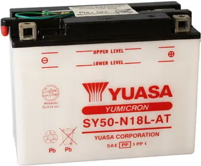 Imagen del producto de Batería YUASA SY50-N18L-AT de 20 Ah con sensor