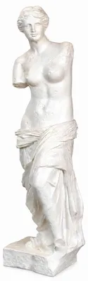 Venus von Milo Statue, patiniertes Harz, 28 cm, Dekofigur