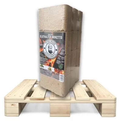 Produktbild von Peter Brand Gluthalter Hartholz-Briketts 960 Kg