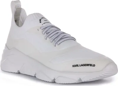 Produktbild von Karl Lagerfeld Verger Maison Herren Schnürung Strick Textil Turnschuhe Weiß – undefined / Weiß