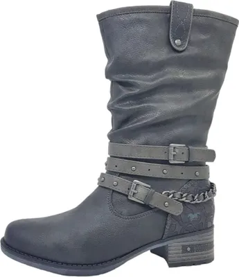 Image de Mustang Dames Élégant Bottes 1229605 gris