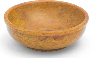 Produktbild von Speckstein-Räucherschälchen - Farbe: bernstein - Durchmesser 10 cm