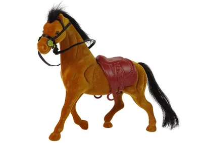 Produktbild von Lean Toys Bauernhof Braunes Samtpferd figurine