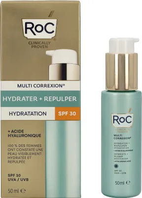 Obrázek produktu pro RoC Multi Correxion Hydrate & Plump Denní hydratační krém SPF30 50 ml