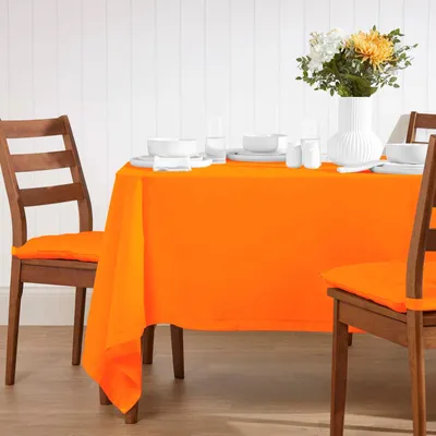 Immagine prodotto di Tovaglia HOMESCAPES arancione 137 x 137 cm, 100% cotone