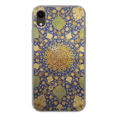 Produktbild von MuchoWow® Handyhülle Schutzhülle Hülle für iPhone XR Kreis - Decke - Blau Silikon Softcase Handy Hülle - Schutzdeckel