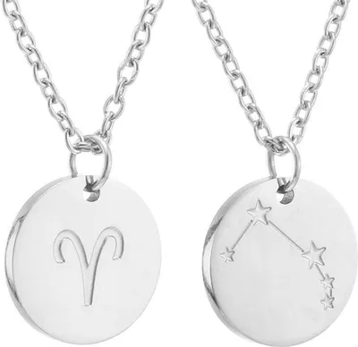 Produktbild von AFSTALR Sternzeichen Kette Damen Gold Horoskop Geburtstagsgeschenk Widder