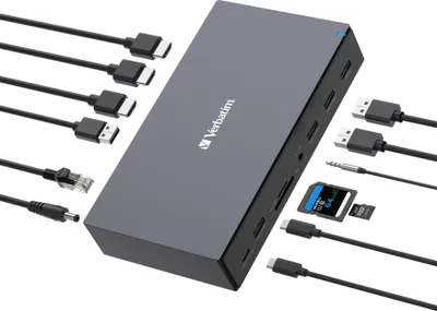 Zdjęcie produktu dla Verbatim USB-C Pro Docking Station 17 Port CDS-17