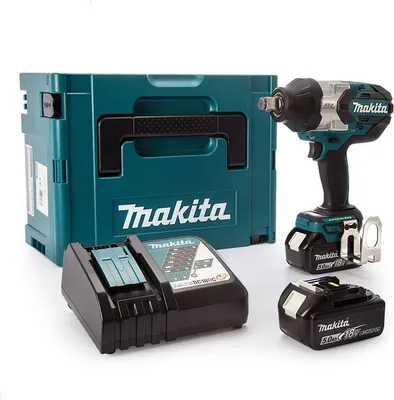 Produktbild von Makita DTW1001RTJ, Schlagschrauber, Schwarz, Blau, 2200 RPM, 1050 Nm, 1800 RPM, 2000 RPM