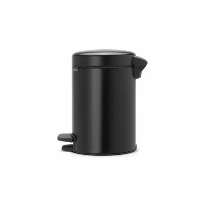 Image de Brabantia Poubelle à pédale Newicon 3,0 L noir mat
