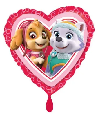 Produktbild von AMSCAN Standard Paw Patrol Pink - Love F 0 0 0