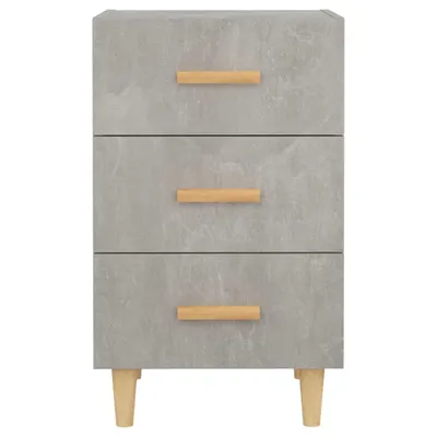 Obrázek produktu pro vidaXL Noční stolek Concrete Grey 40x40x66 cm Dřevěný materiál