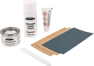 Produktbild von Reparatur-Set für Keramik, Email und Acryl, weiß
