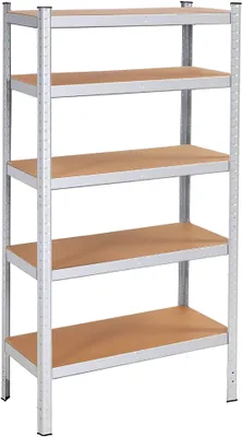 Produktbild von Metallregal Garagenregal Kellerregal 90 x 180 x 40 cm 5 Ablagen