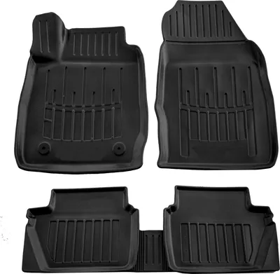 Image de 3D Tapis De Sol en Caoutchouc Premium Pour Ford Fiesta 2008-2017 5pcs, Bord Haut, Noir, Antidérapant, Toutes Saisons