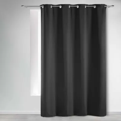 Imagen del producto de Cortina opaca de un solo color con ojales