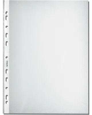 Produktbild von Herlitz 10840320, 210 x 297 mm (A4), Transparent, Polypropylen (PP), Porträt, 100 Stück(e)
