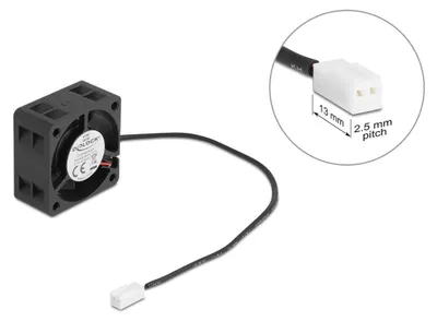Produktbild von Delock Axiallüfter 5 V DC, 40 x 40 x 20 mm schwarz