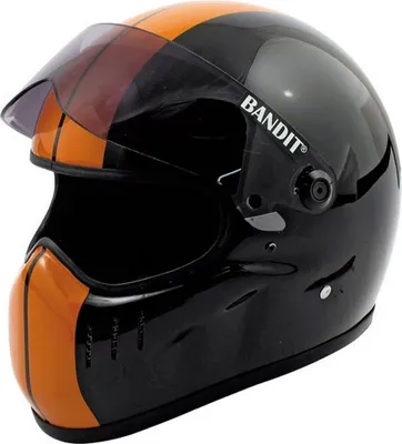 Zdjęcie produktu dla Kask motocyklowy Bandit XXR Race, czarny/pomarańczowy, 2XL (63/64)
