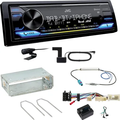 Produktbild von JVC KD-X472DBT Digitalradio Bluetooth USB MP3 Einbauset für Mercedes Citan W415