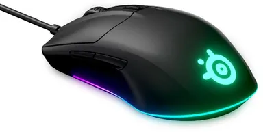Produktbild von Steelseries Rival 3 Gaming-Maus RGB USB kabelgebunden starke schwarze Maus