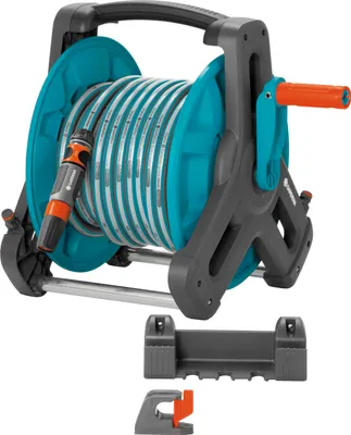 Produktbild von Wand-Schlauchtrommel Classic 50 Set, kpl. mit 20 m Schlauch, Systemteilen und Spritze