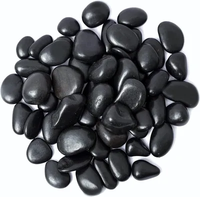 Imagen del producto de Guijarros de río s pulidos, decorativos, 1 kg, para plantas de bambú y acuarios