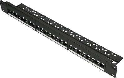 Produktbild von Extralink 19" Patchpanel 24 Port Modular RJ45 Patchfeld 1HE U/UTP (UTP)
