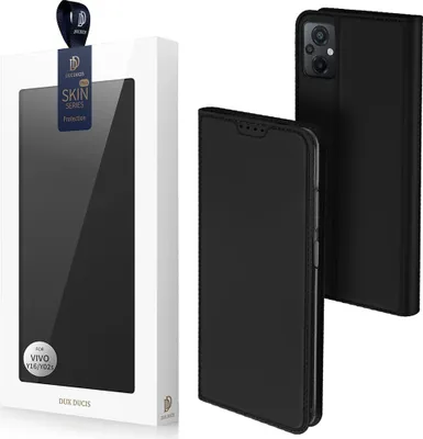 Image de Dux Ducis Skin Pro Case Xiaomi Poco M5 Wallet Holster Cover with Flap Noir