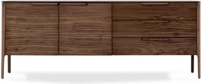 Produktbild von Sideboard Design Beige Luxus Esszimmer Set Kommode mit Holz Sidebaords