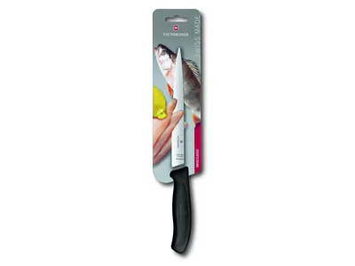 Obrázek produktu pro Filetovací nůž Victorinox SwissClassic normal 20 cm černý blistr
