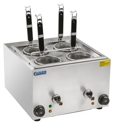 Productafbeelding van Pastakoker - Pastapan - Spaghettikoker - Dumplingkoker - Stoompan - 2 Kamers Met Kraantjes - RVS