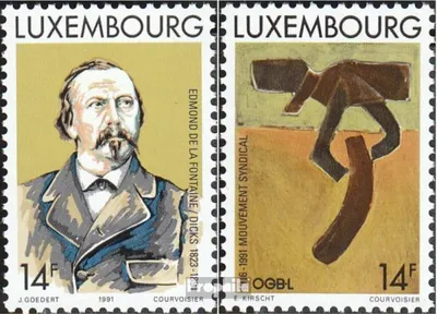 Produktbild von Briefmarken Luxemburg 1991 Mi 1275-1276 (kompl.Ausg.) postfrisch Jahresereignisse