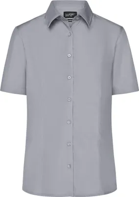 Produktbild von Ladies' Business Shirt Short-Sleeved steel, Gr. M