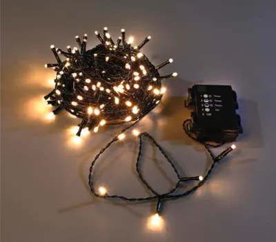 Obrázek produktu pro LED světelný řetěz venkovní 192 LED, teplá bílá