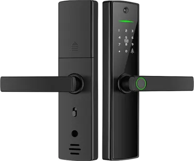Immagine prodotto di INF Serratura Smart Tuya WiFi con Spioncino, Impronta, Password e Chiave