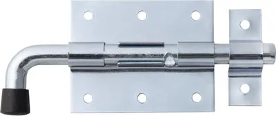 Produktbild von GAH-Alberts Bolzenriegel mit rundem Griff, Riegel, Stahl, Draußen, Gelb, 66 mm, 80 mm